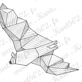 Chauve-souris Origami